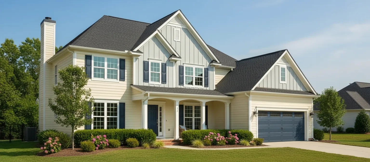 Florida home with Timberline AS II Charcoal roof