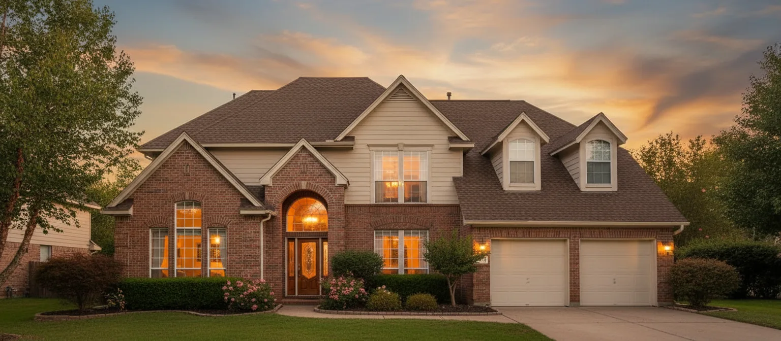 Florida home with Timberline AS II Hickory roof