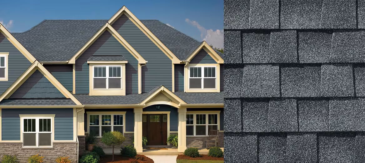 Home with GAF Timberline AS II Pewter Gray roof