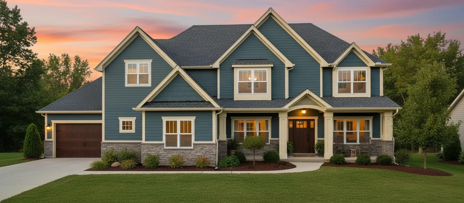 Florida home with Timberline AS II Pewter Gray roof