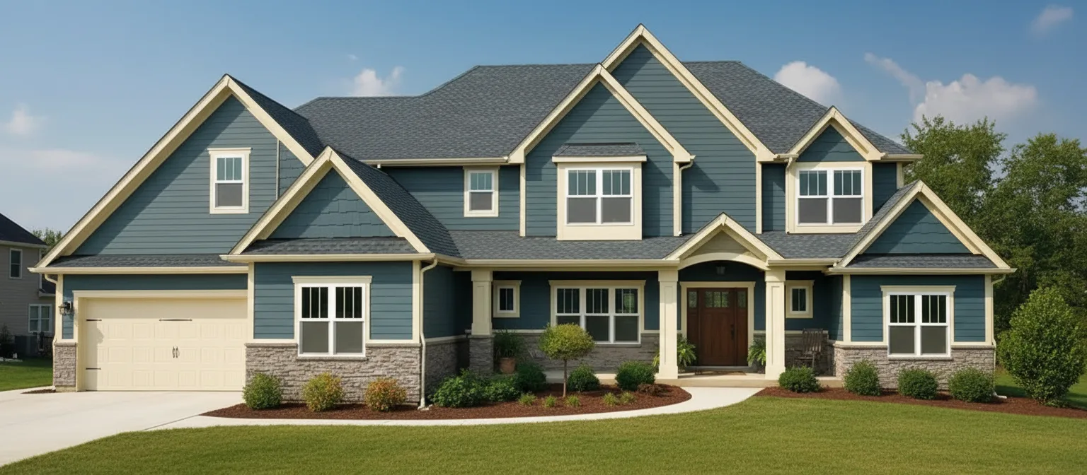 Florida home with Timberline AS II Pewter Gray roof