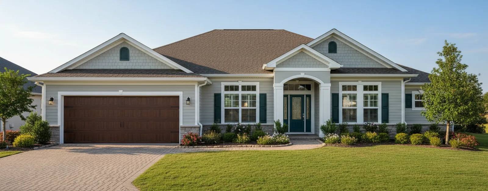 Florida home with Timberline HDZ Barkwood roof