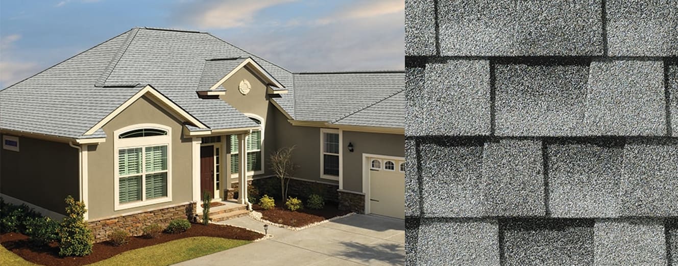 Home with GAF Timberline HDZ Birchwood roof