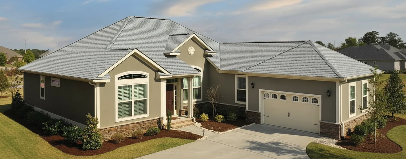Florida home with Timberline HDZ Birchwood roof