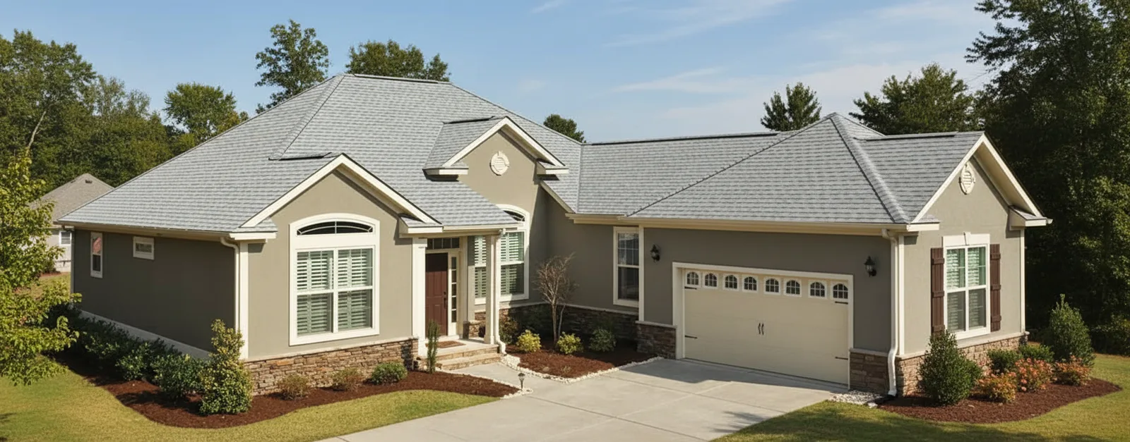 Florida home with Timberline HDZ Birchwood roof
