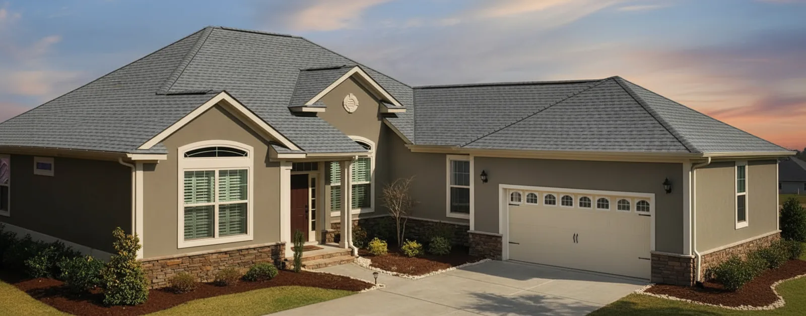 Florida home with Timberline HDZ Birchwood roof