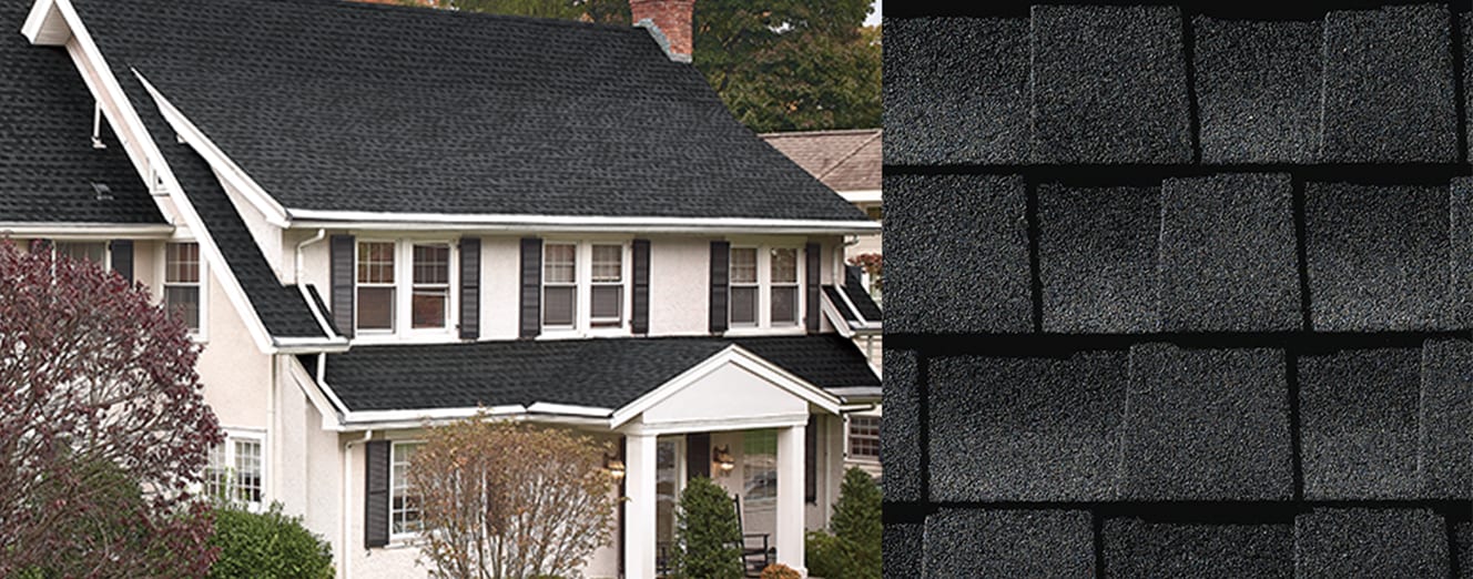 Home with GAF Timberline HDZ Charcoal roof