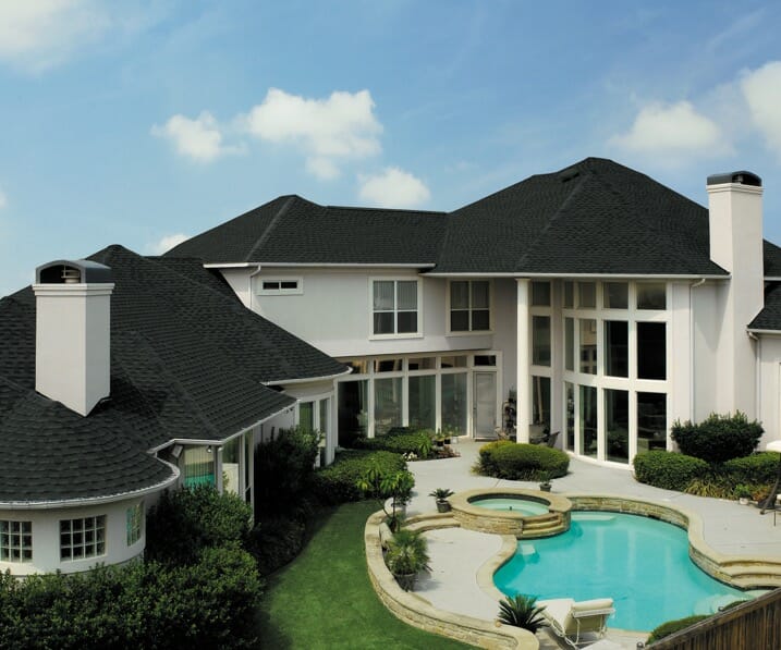 Florida home with Timberline HDZ Charcoal roof