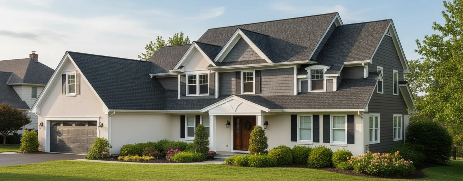 Florida home with Timberline HDZ Charcoal roof