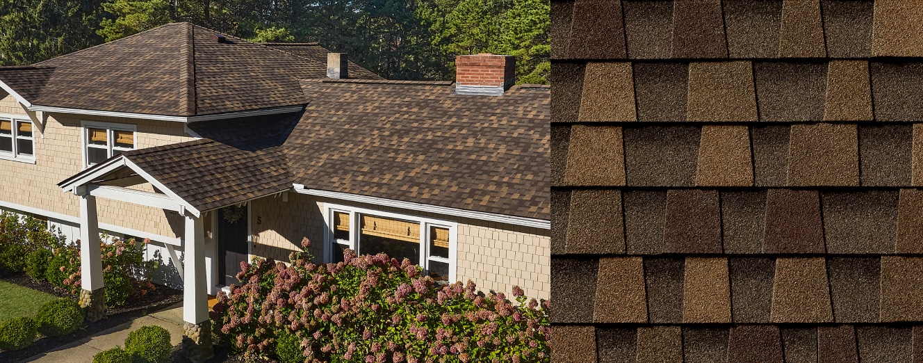 Home with GAF Timberline HDZ Chestnut Valley roof