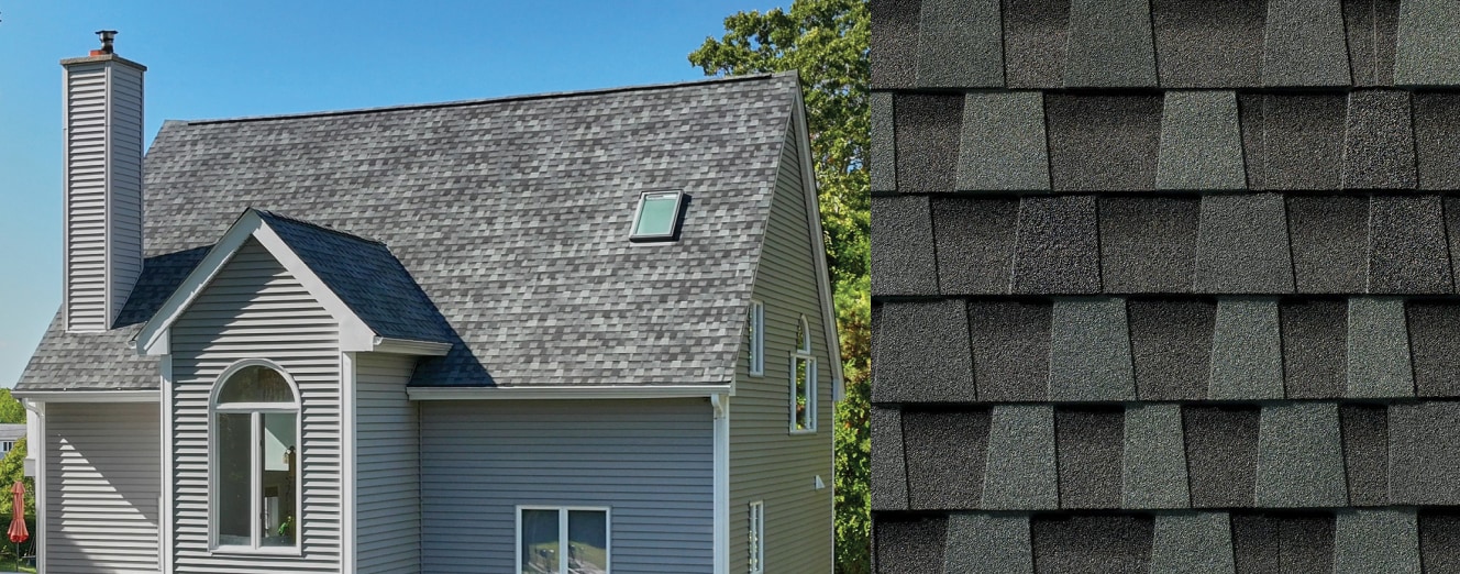 Home with GAF Timberline HDZ Cliffside roof