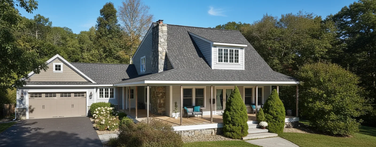 Florida home with Timberline HDZ Midnight Mesa roof