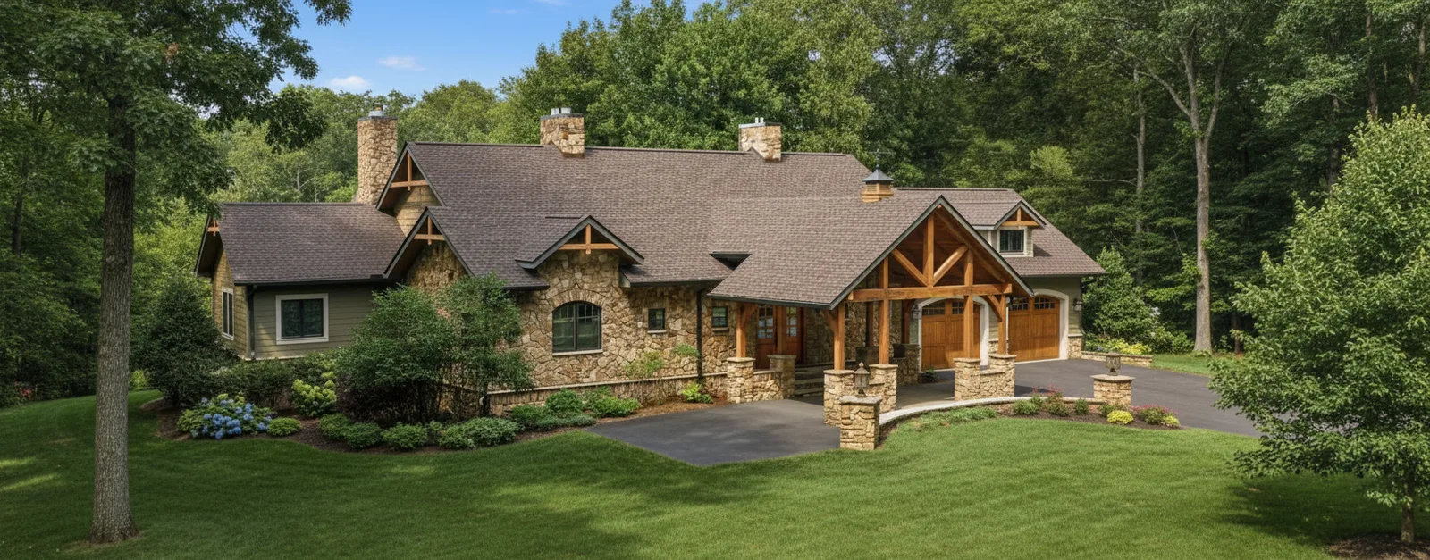 Florida home with Timberline HDZ Mission Brown roof