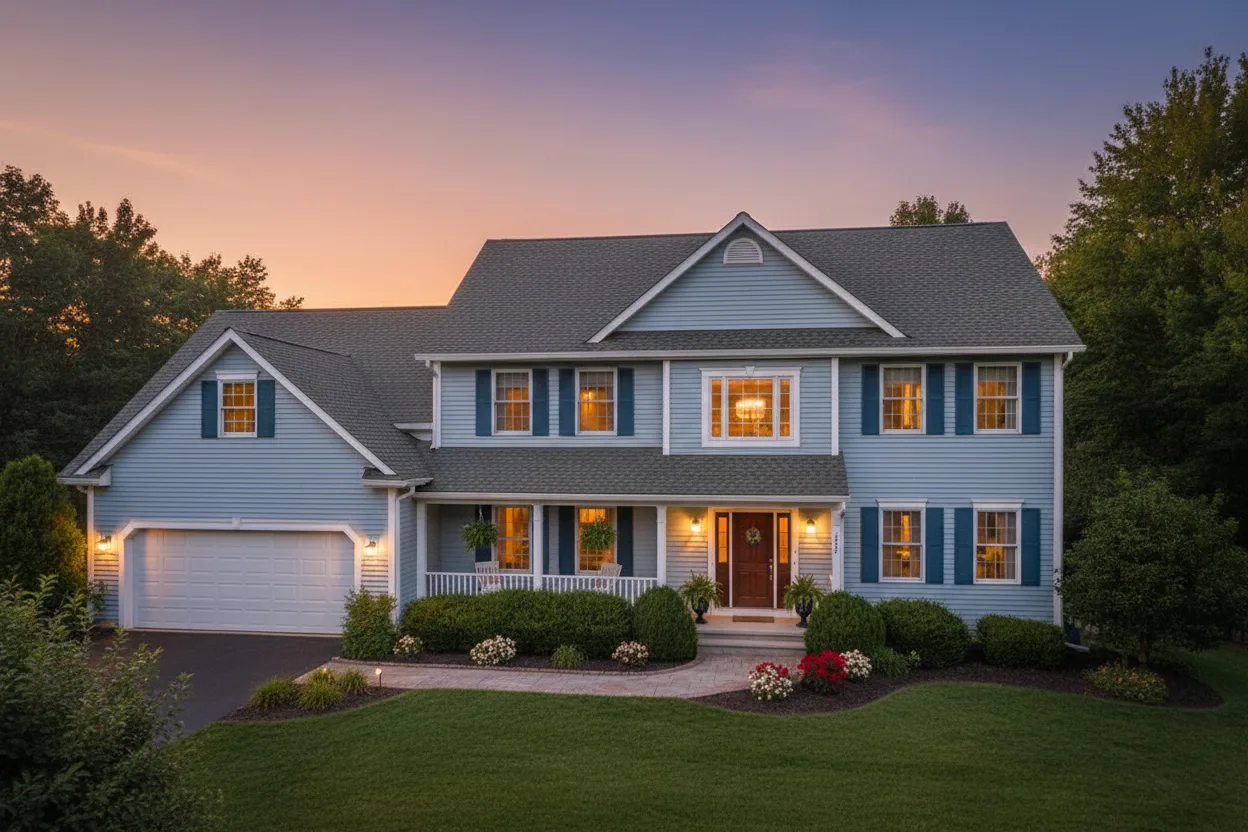 Florida home with Timberline HDZ Williamsburg Slate roof