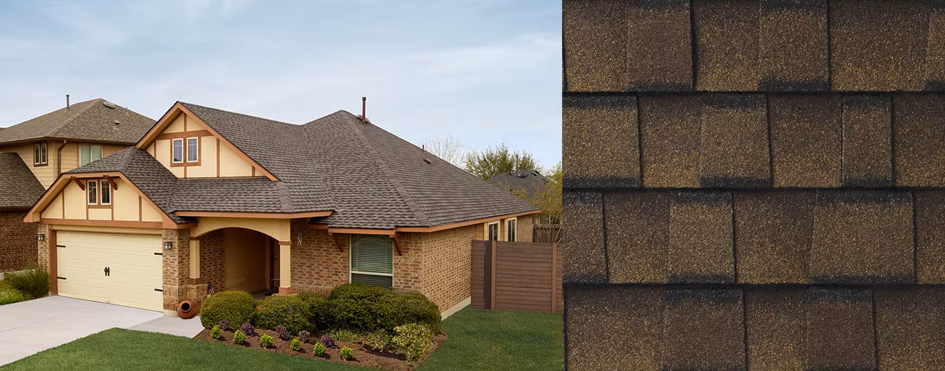 Home with GAF Timberline UHDZ with UltraMat Barkwood roof