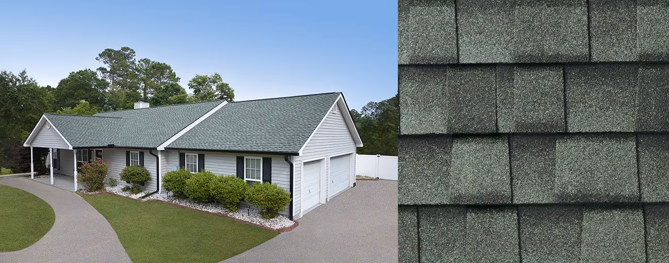 Home with GAF Timberline UHDZ with UltraMat Slate roof
