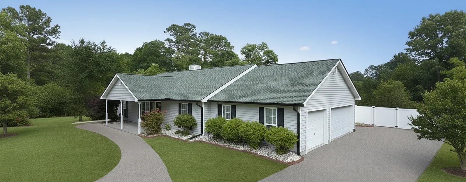 Florida home with Timberline UHDZ with UltraMat Slate roof