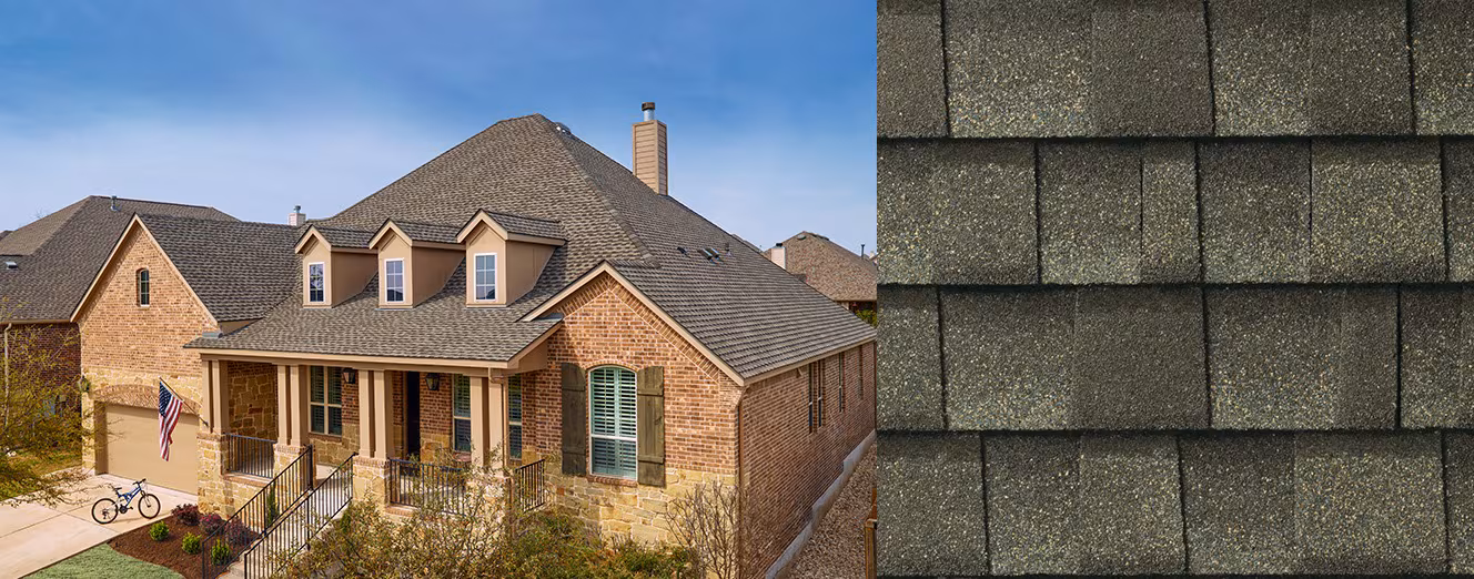 Home with GAF Timberline UHDZ with UltraMat Weathered Wood roof