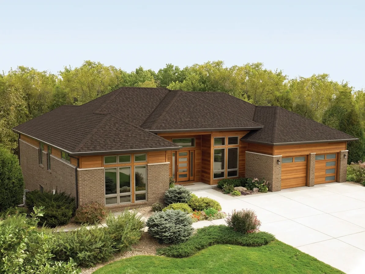 Florida home with Cambridge Dual Brown roof
