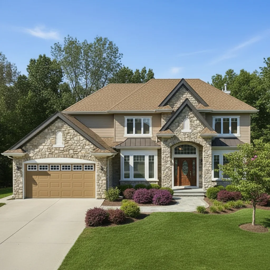 Florida home with Cambridge Earthtone Cedar roof