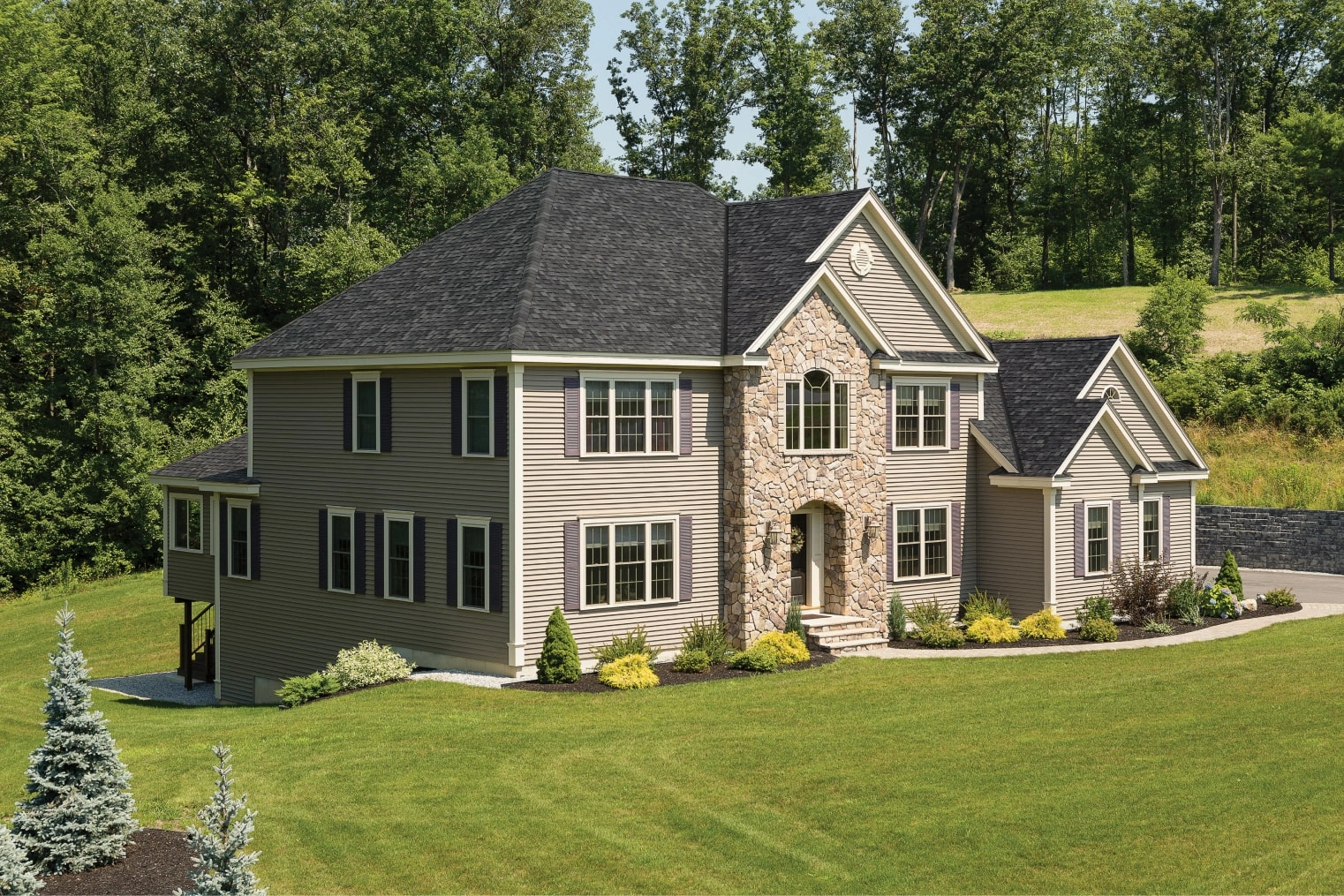 Florida home with Cambridge Harvard Slate roof