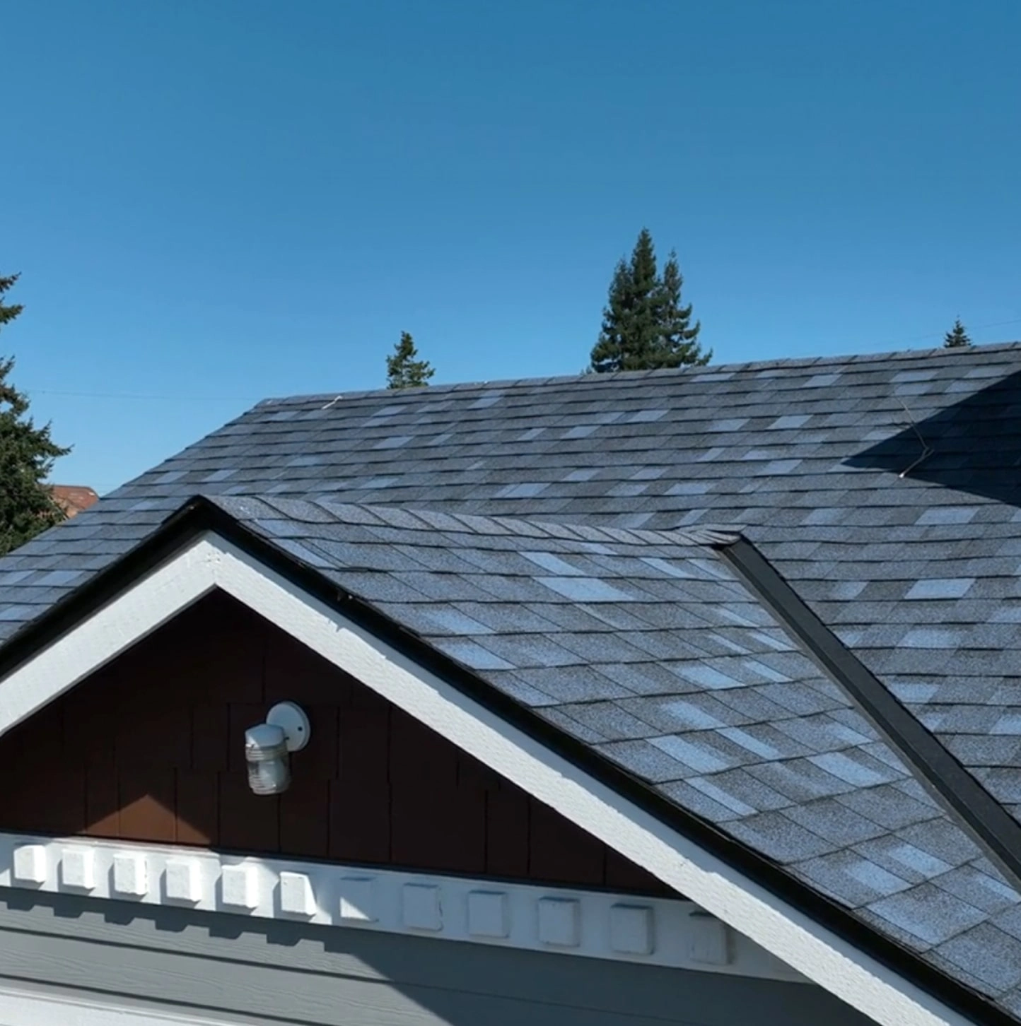 Home with IKO Dynasty Atlantic Blue roof
