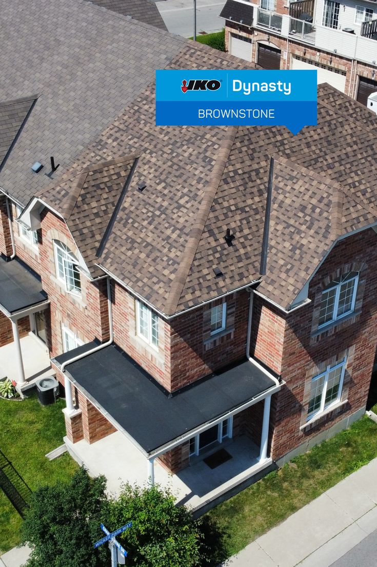 Home with IKO Dynasty Brownstone roof