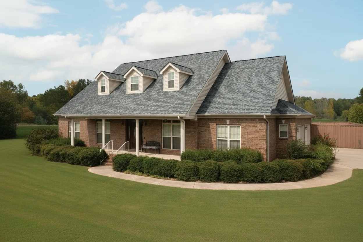 Florida home with Dynasty Frostone Grey roof