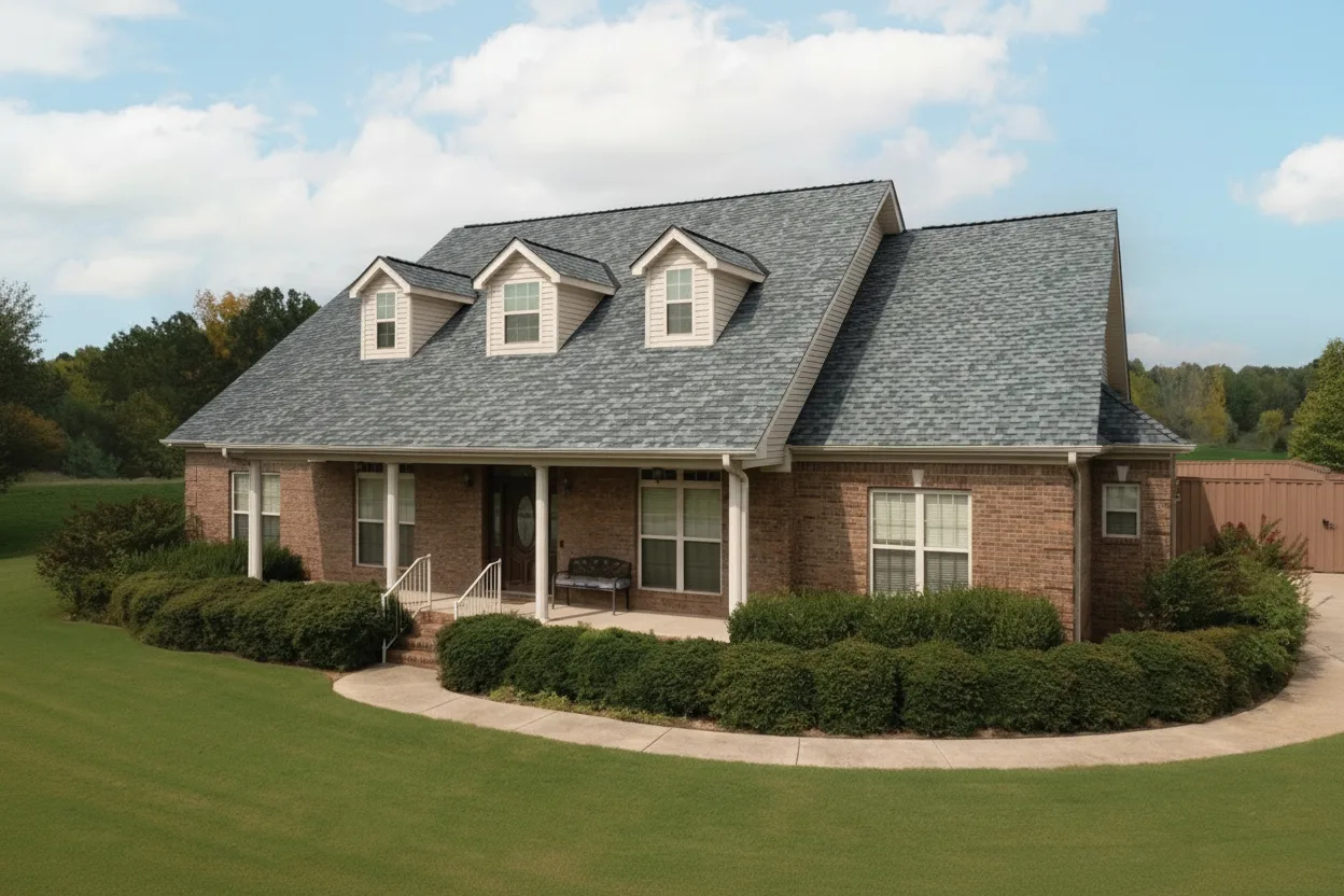 Florida home with Dynasty Frostone Grey roof