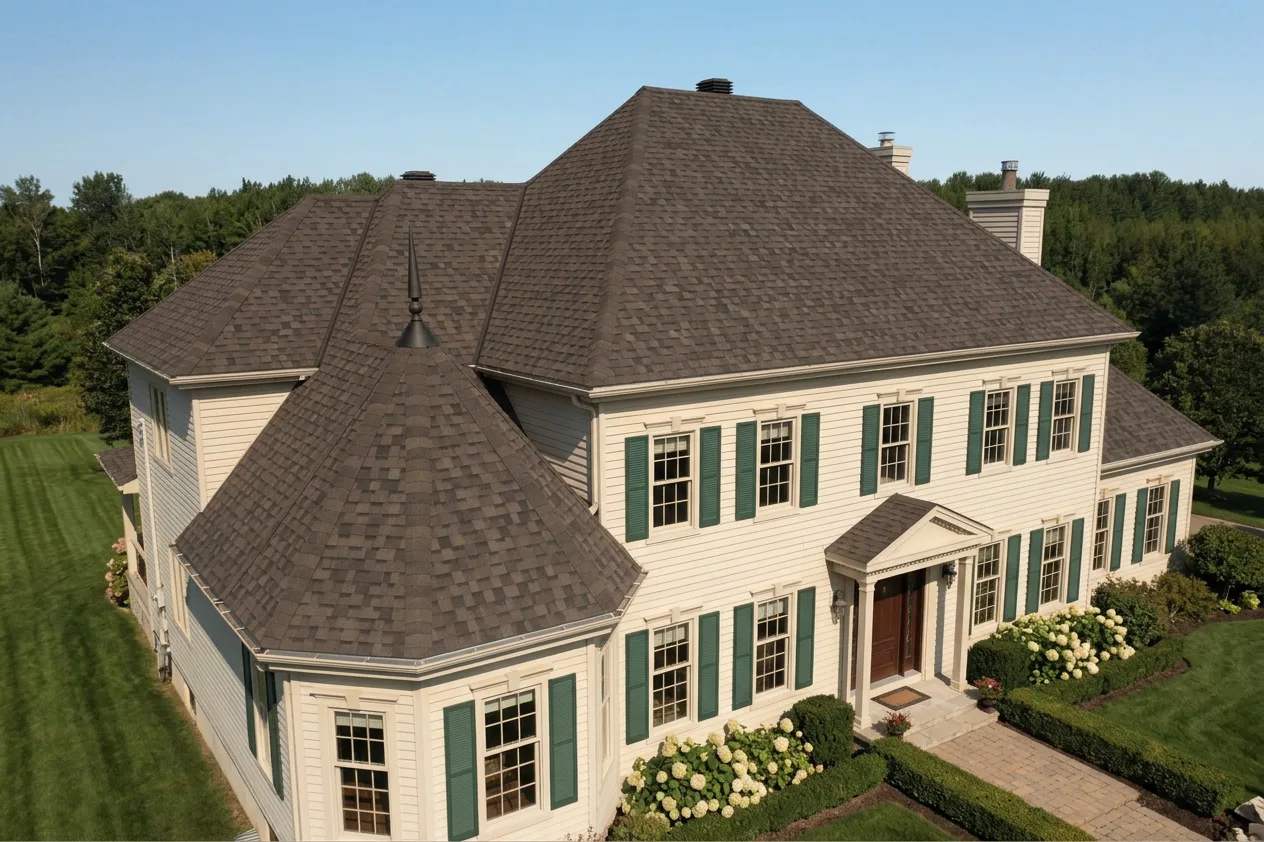 Florida home with Dynasty Shadow Brown roof