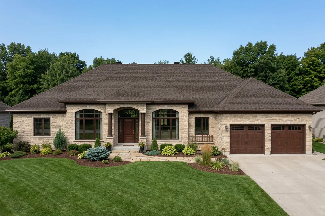 Florida home with Dynasty Shadow Brown roof