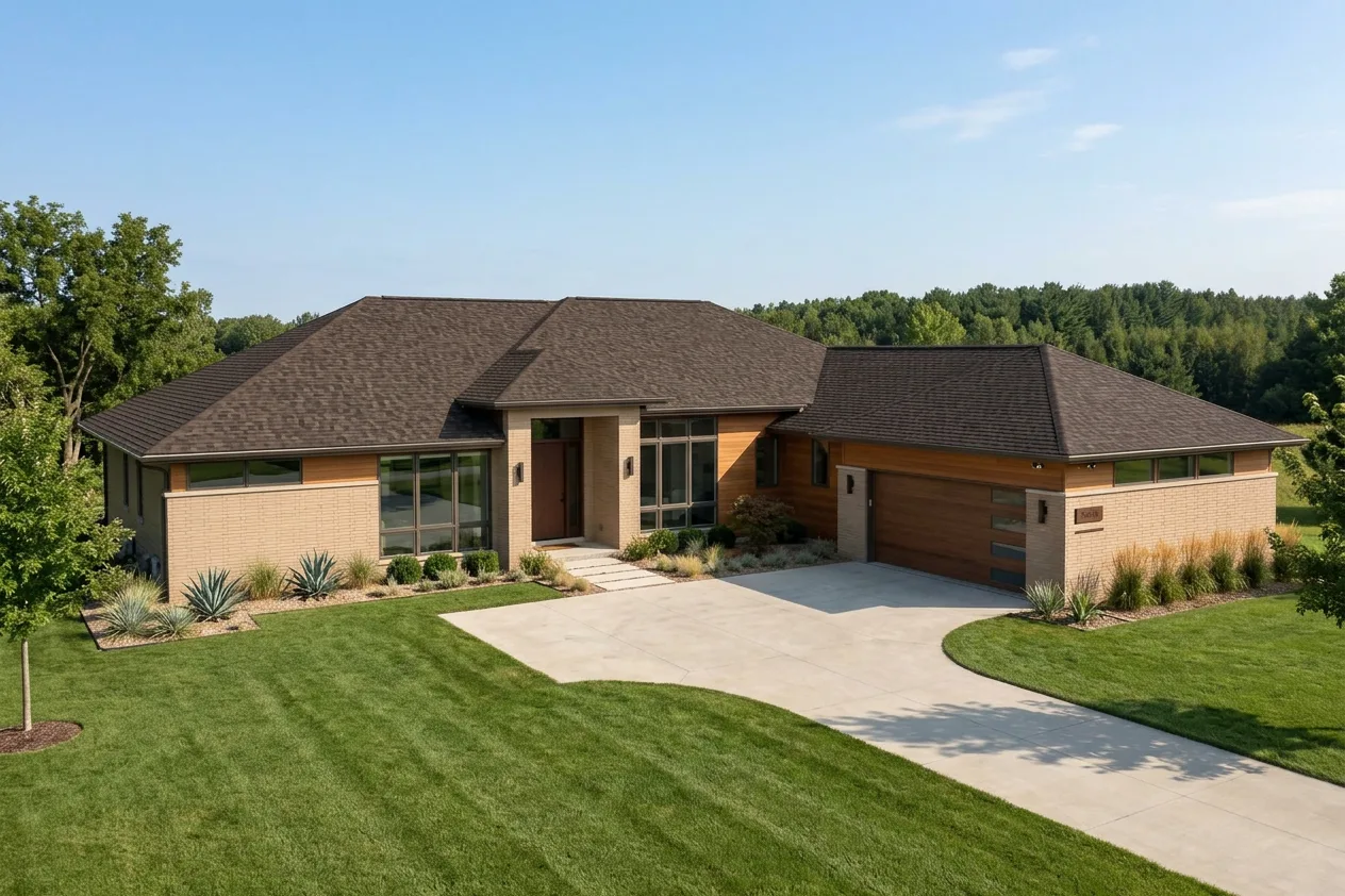 Florida home with Dynasty Shadow Brown roof