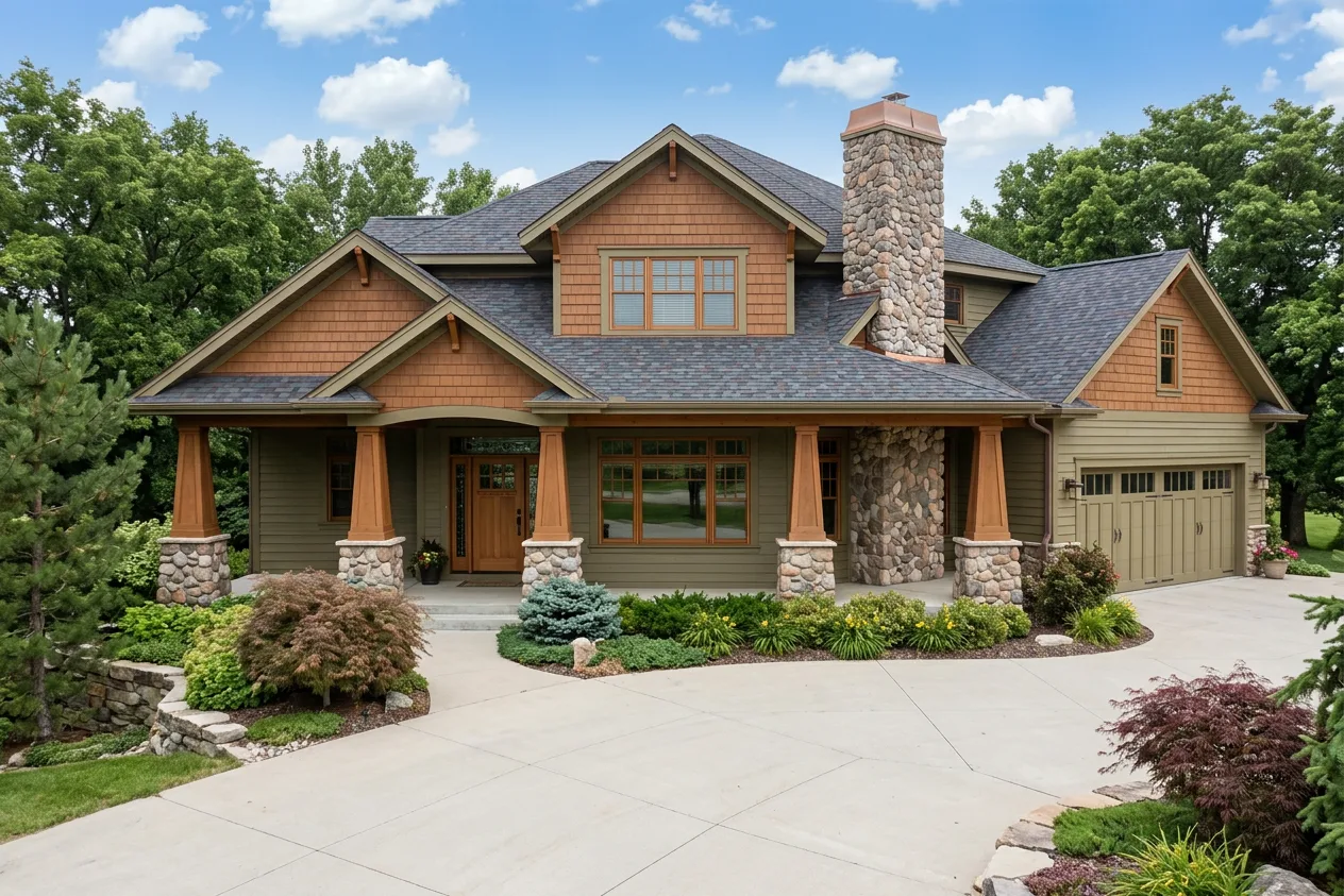 Florida home with Legacy Scotchgard Black Oak roof