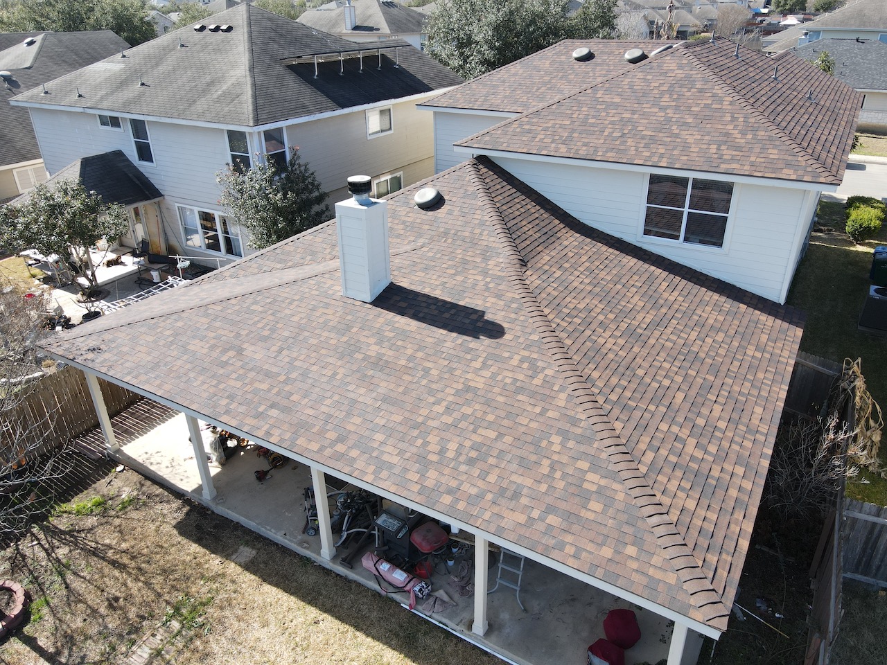 Florida home with Duration Brownwood roof