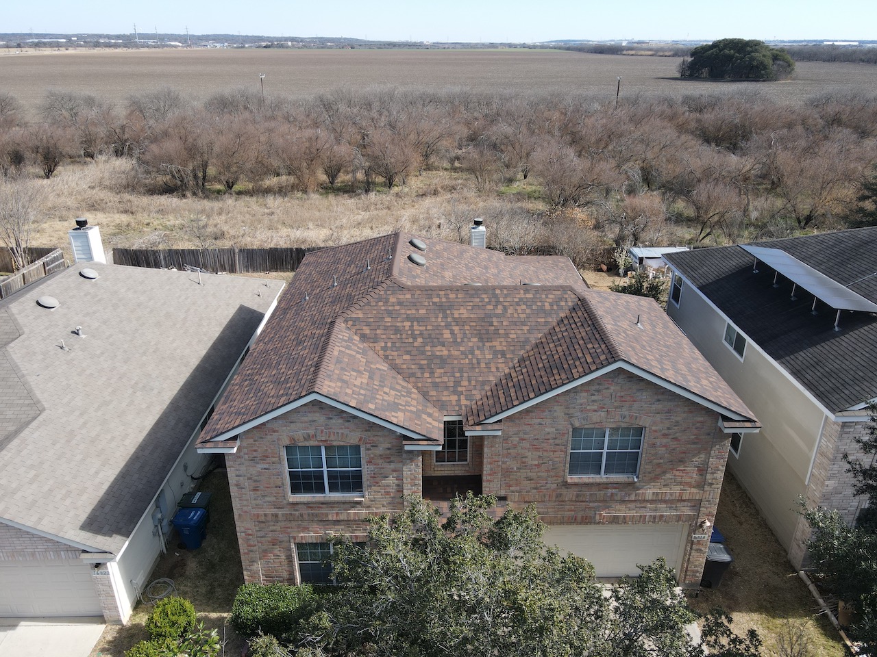 Florida home with Duration Brownwood roof