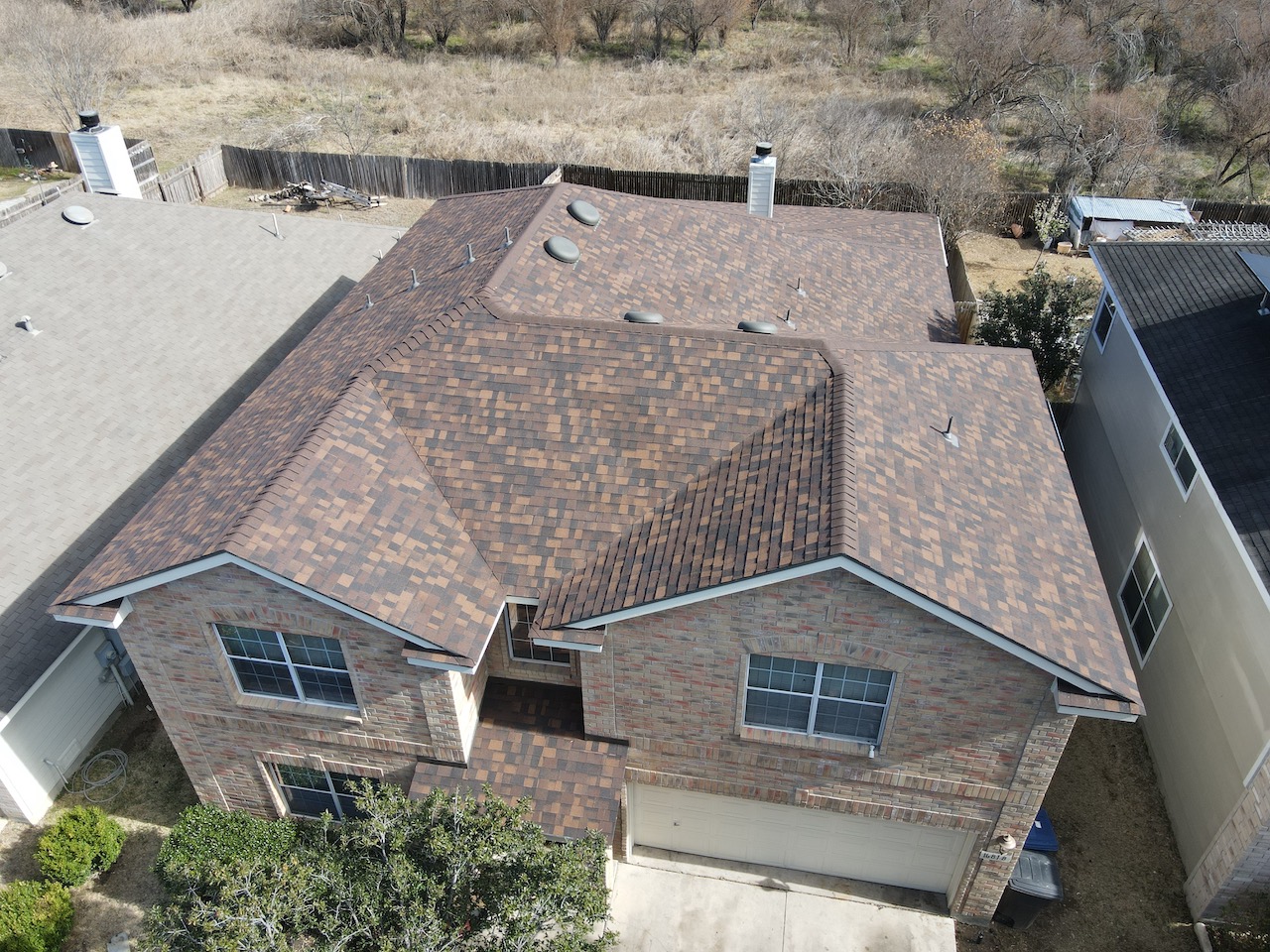 Florida home with Duration Brownwood roof