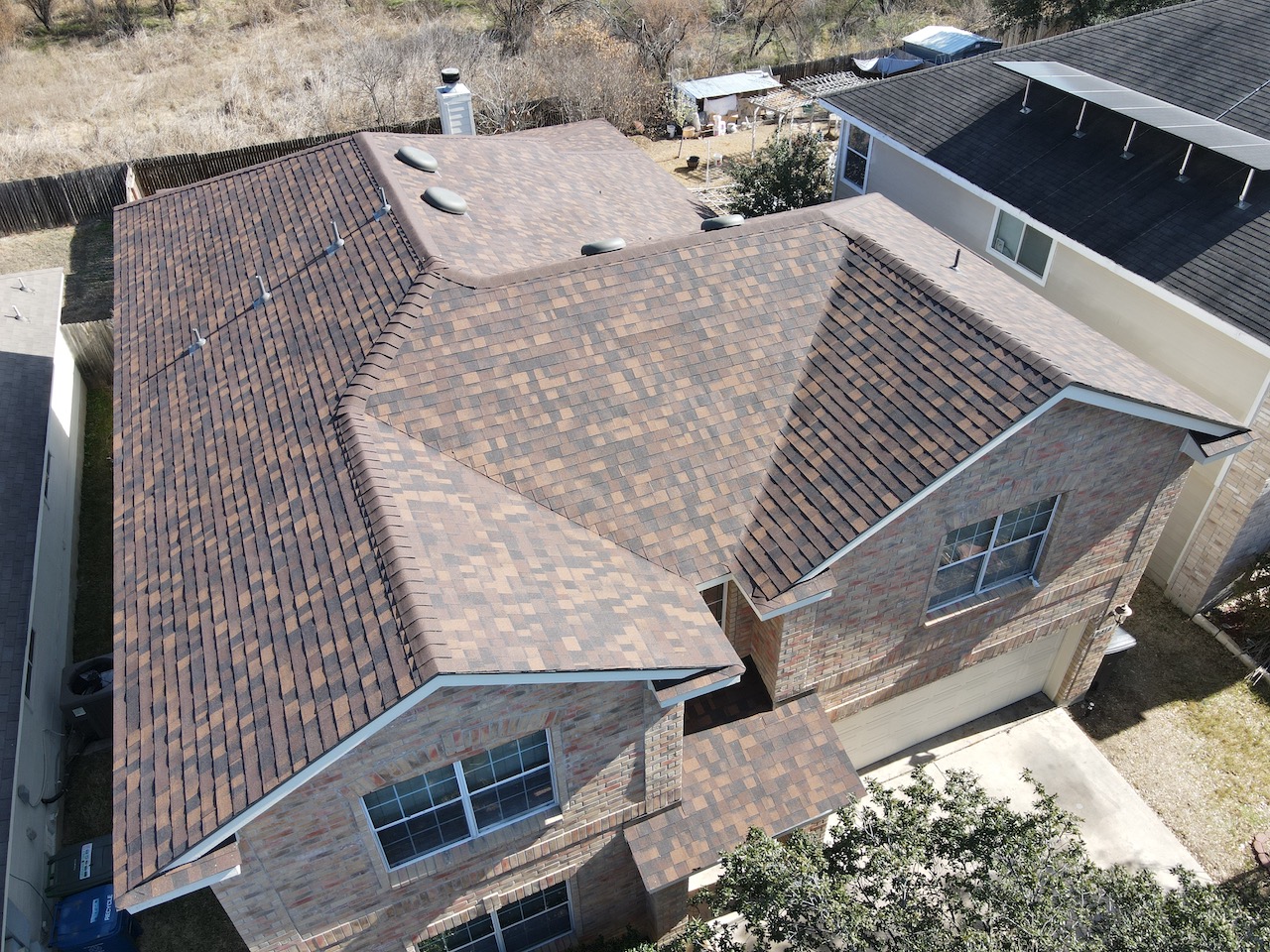 Florida home with Duration Brownwood roof