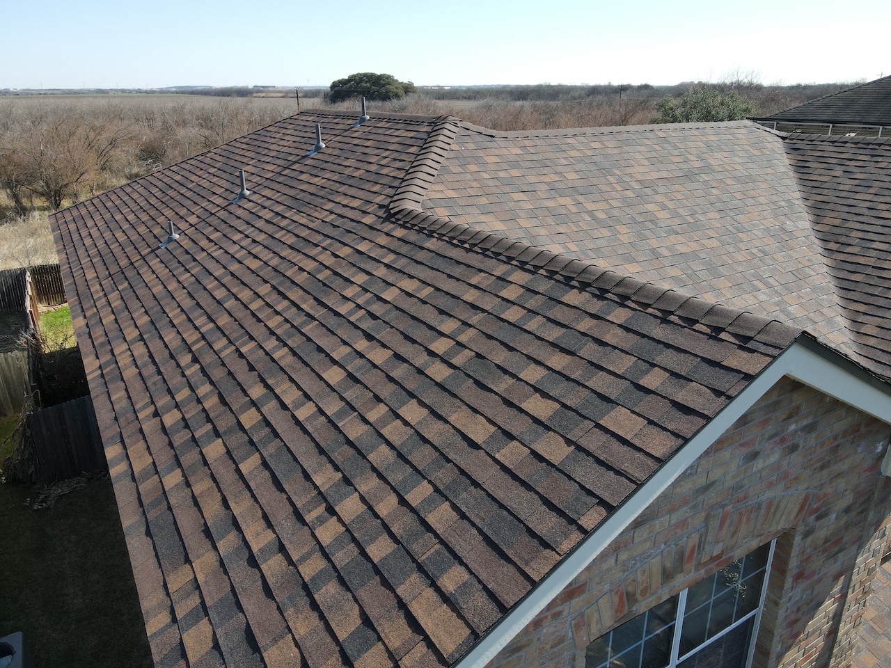 Florida home with Duration Brownwood roof