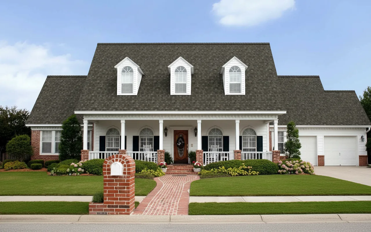 Florida home with Duration Designer Black Sable roof