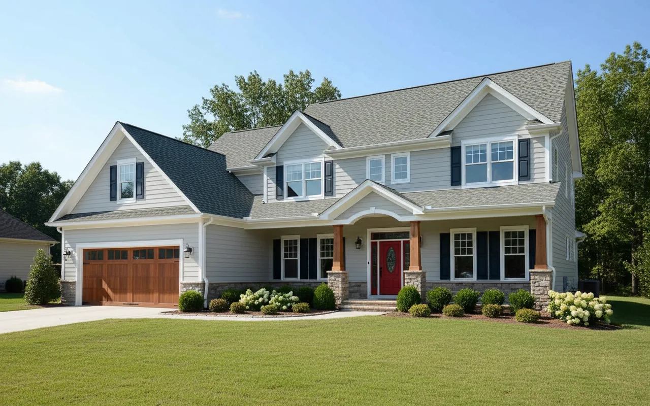 Florida home with Duration Designer Evergreen Mist roof