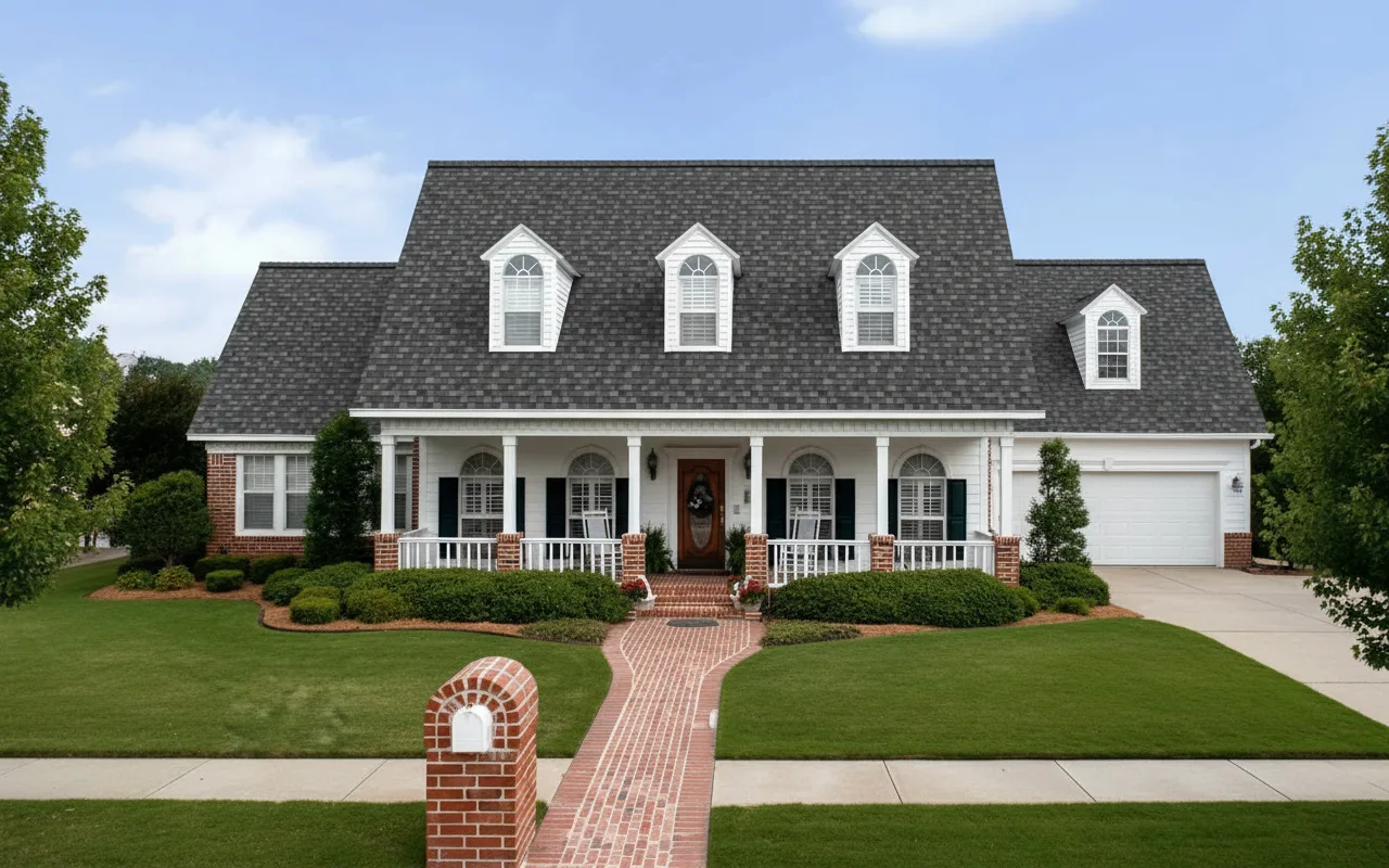 Florida home with Duration Designer Gray Tweed roof