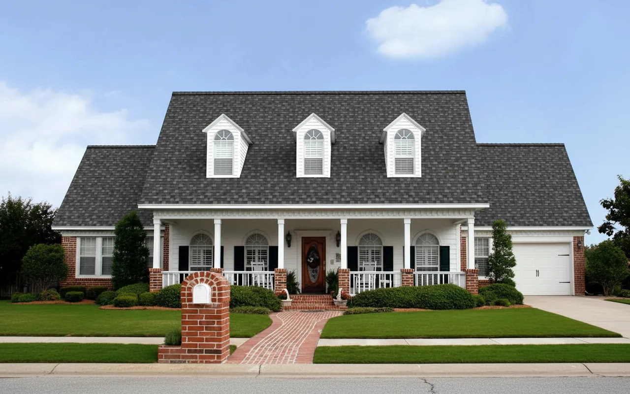 Florida home with Duration Designer Gray Tweed roof