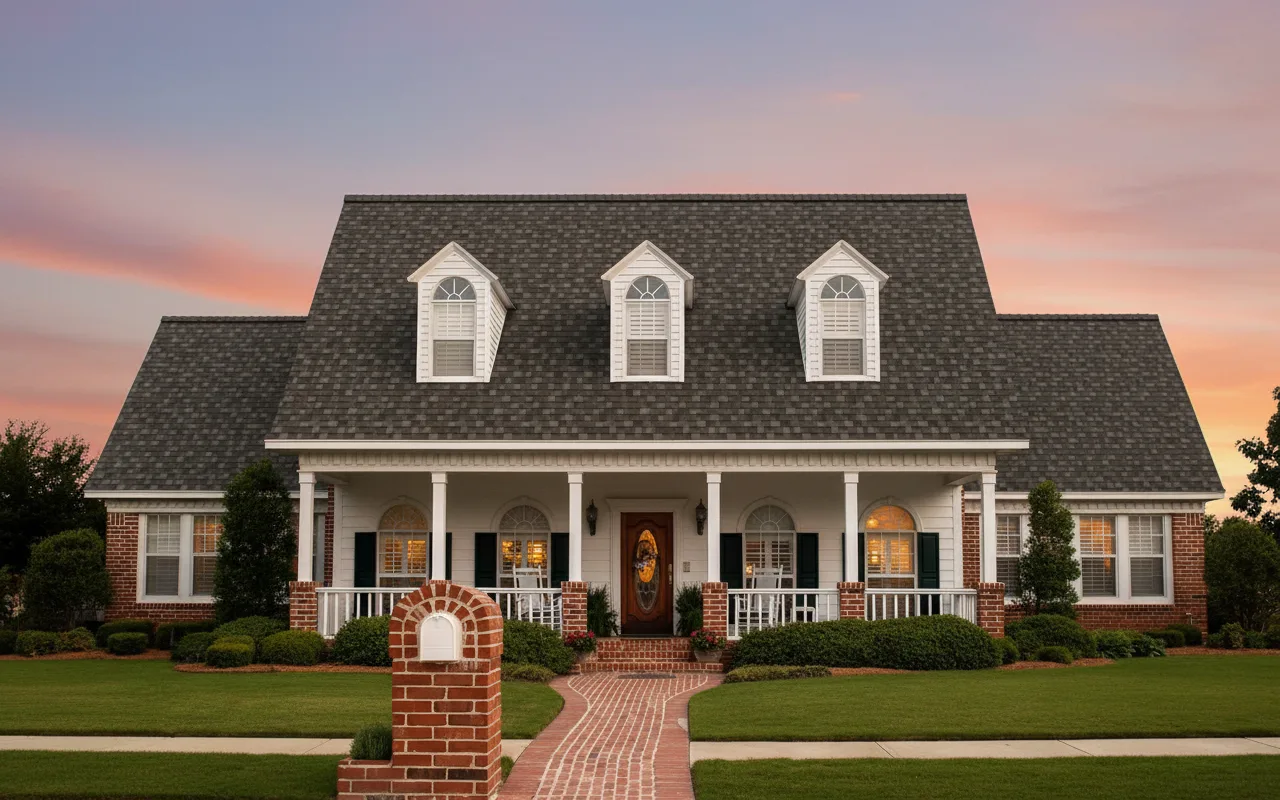 Florida home with Duration Designer Gray Tweed roof