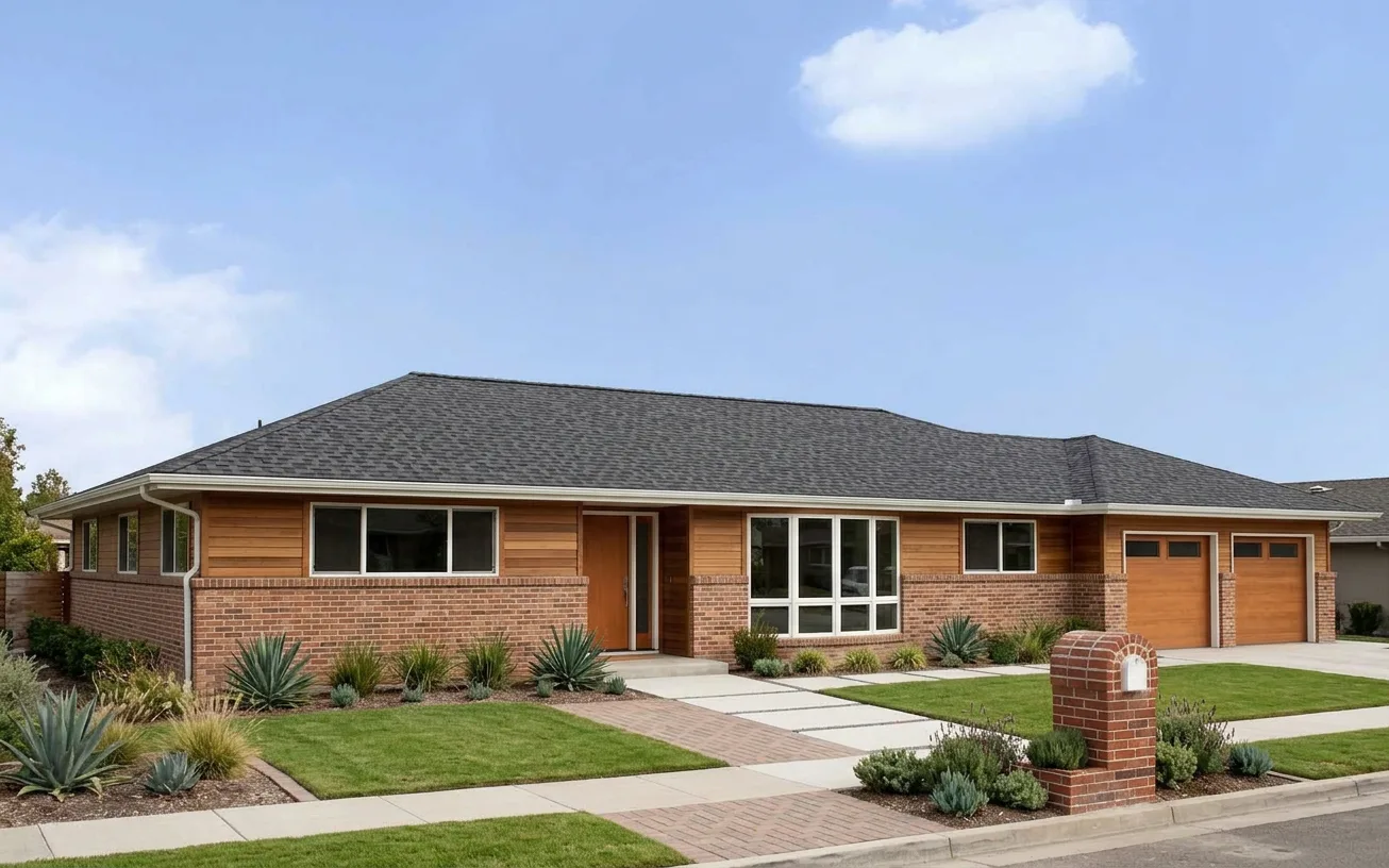 Florida home with Duration Midnight Plum roof