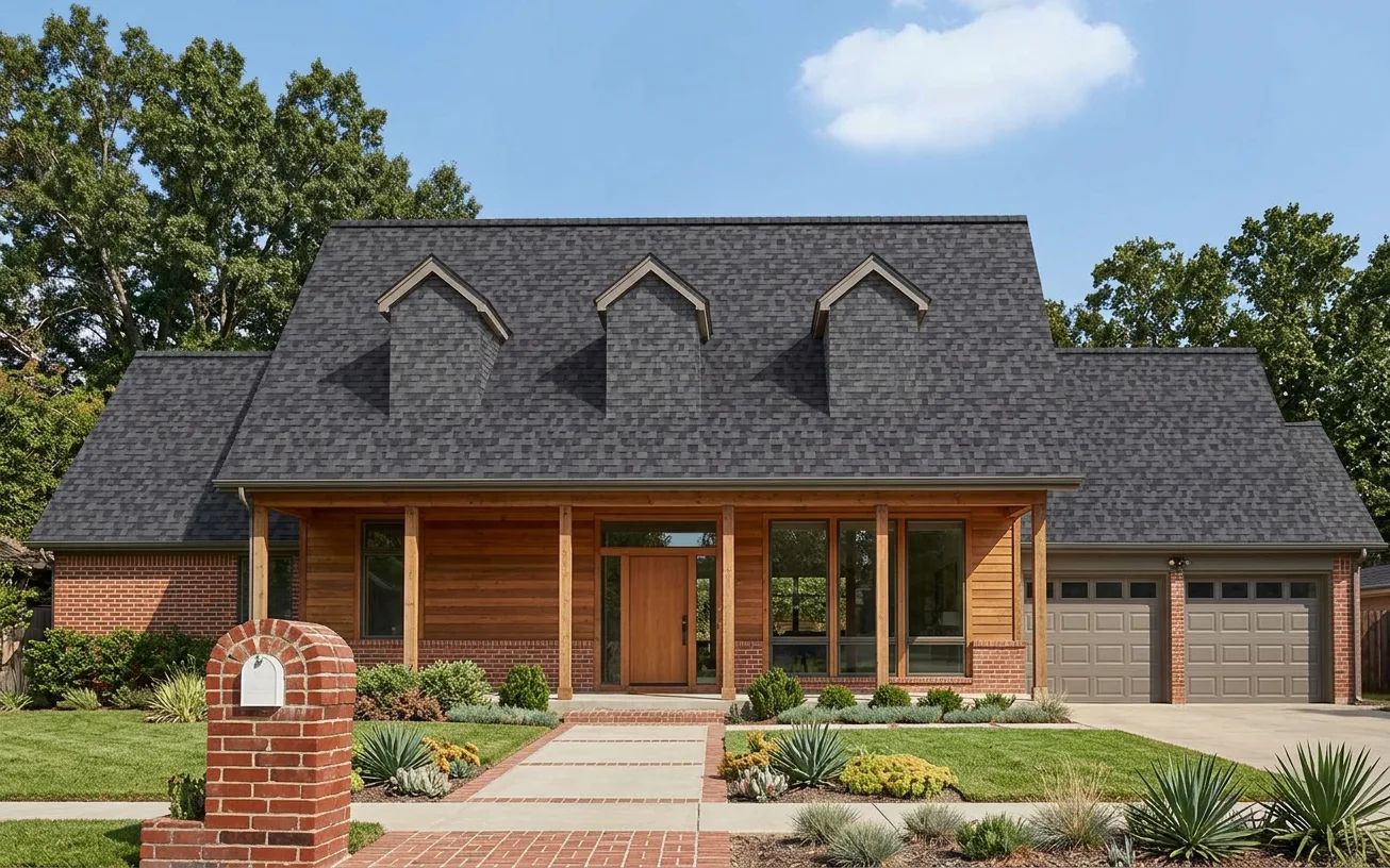 Florida home with Duration Midnight Plum roof