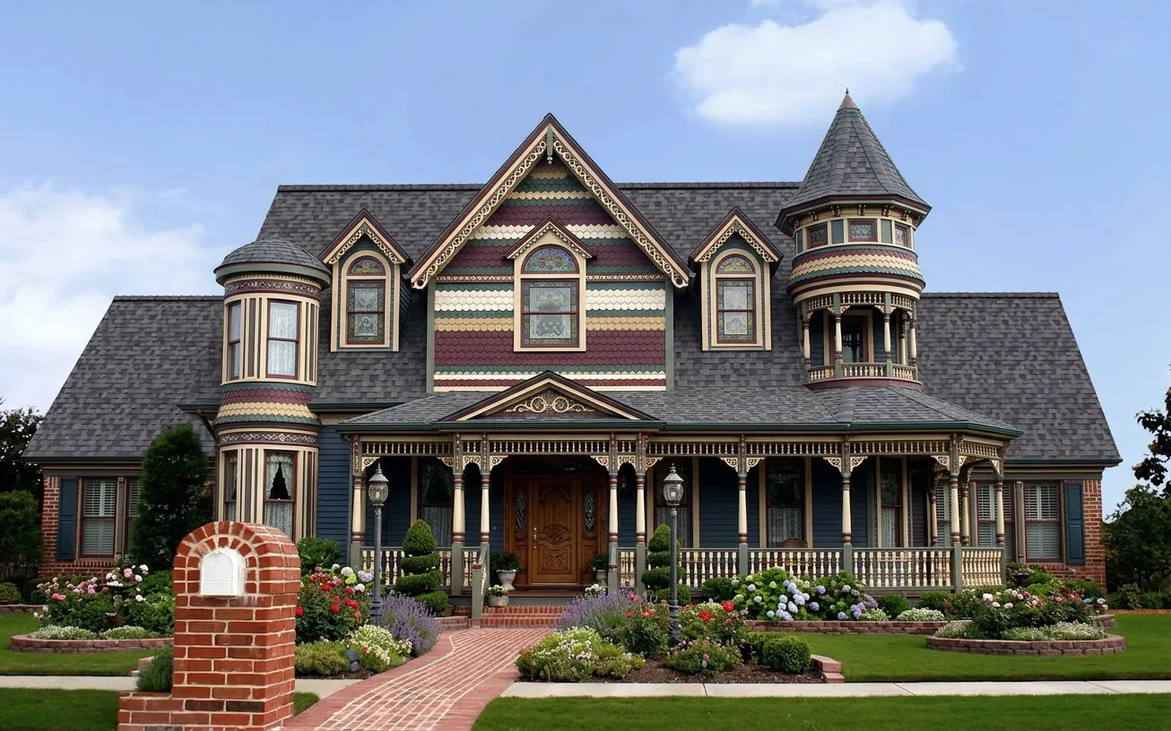 Florida home with Duration Midnight Plum roof
