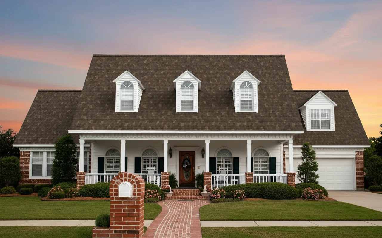 Florida home with Woodcrest Chestnut roof