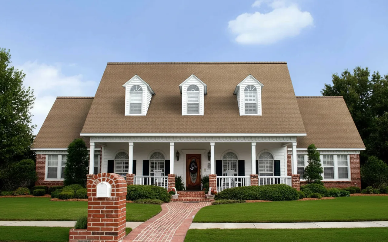 Florida home with Woodcrest Sand Castle roof
