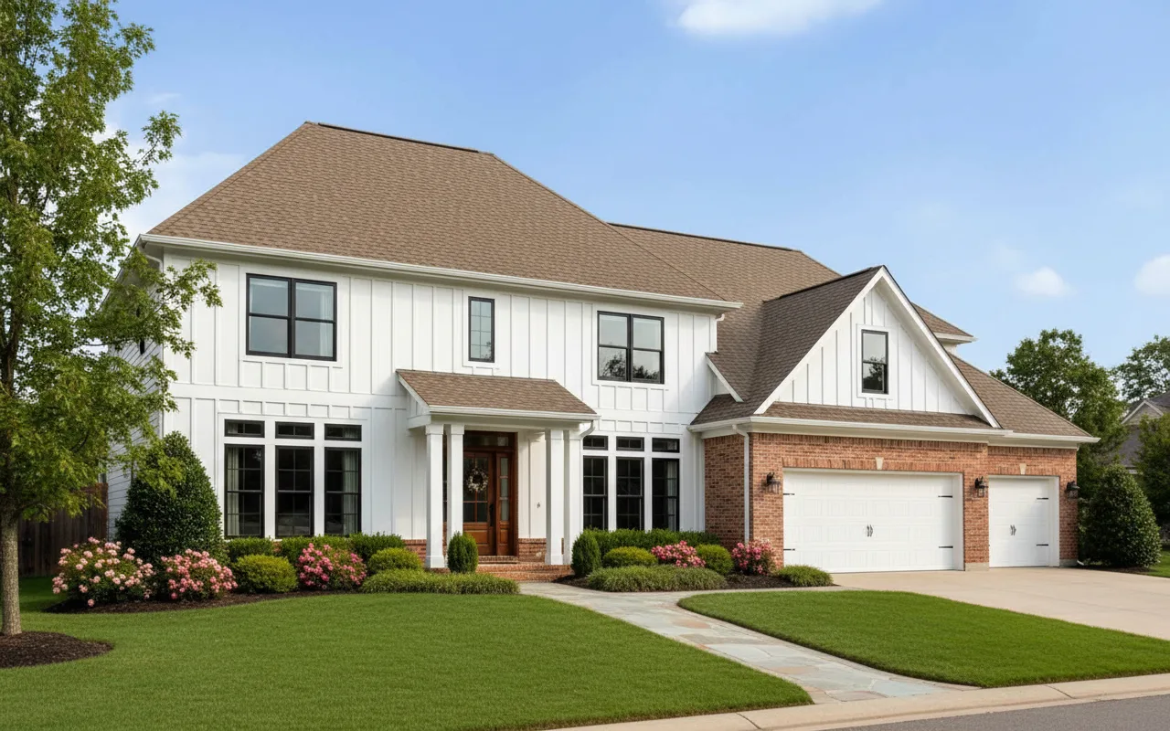 Florida home with Woodcrest Sand Castle roof
