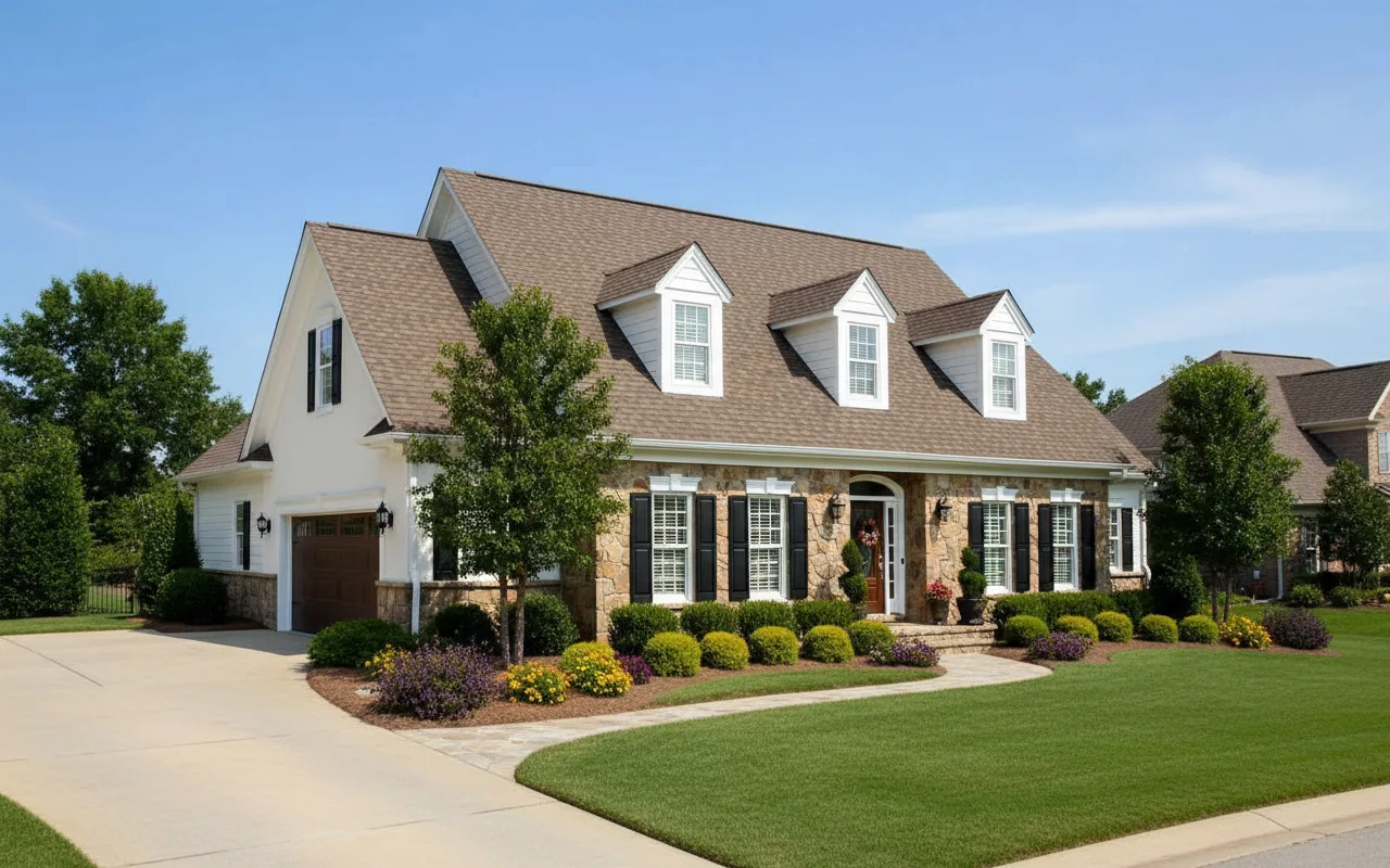 Florida home with Woodcrest Timber roof